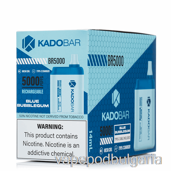 Vape Течности [5-pack] Kado Bar Br5000 за еднократна употреба